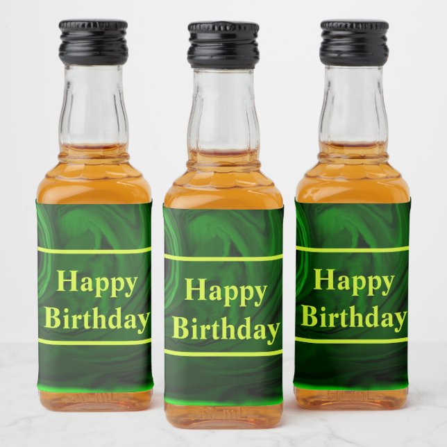 Malakitsten struktur, personlig spritflaskor etikett (Flaskor)