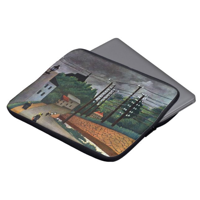 Malakoff, Vintage Art. Laptop Sleeve (Framsida topp)
