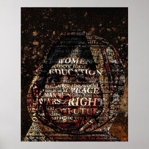 Malala - allt jag vill ha är utbildning! Poster