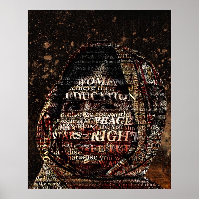 Malala - allt jag vill ha är utbildning! Poster (Framsidan)