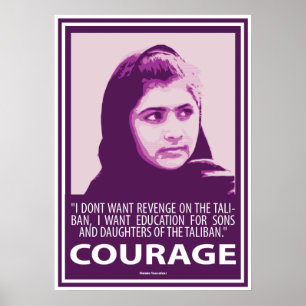Malala - Bild of Courage (Lila Series) Poster