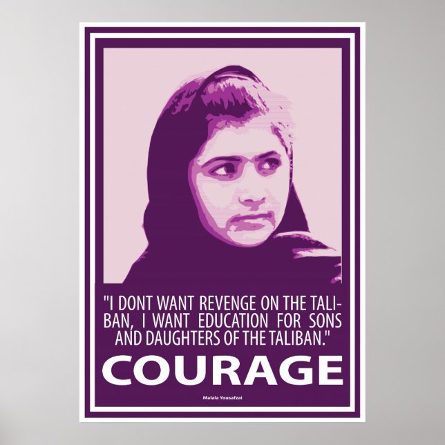 Malala - Bild of Courage (Lila Series) Poster (Framsidan)