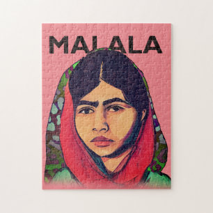 Malala Yousafzai, den inspirationella feministiska Pussel