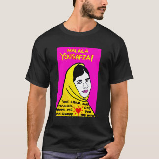 Malala Yousafzai Pop Folklig konst vänner T Shirt