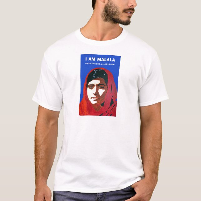 MALALA YOUSAFZAI T SHIRT (Framsida)