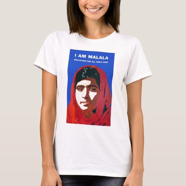 MALALA YOUSAFZAI T-SHIRT (Framsida)