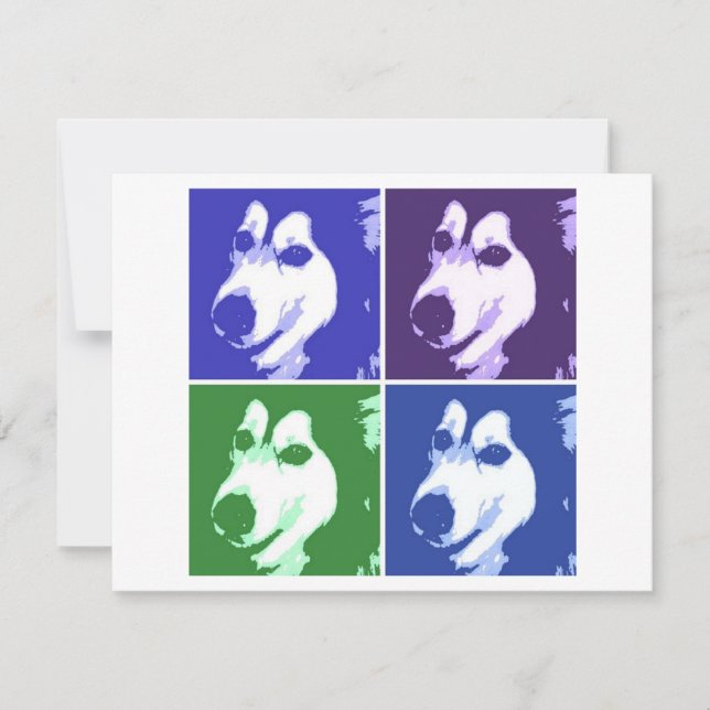 Malamute Hund (Framsida)