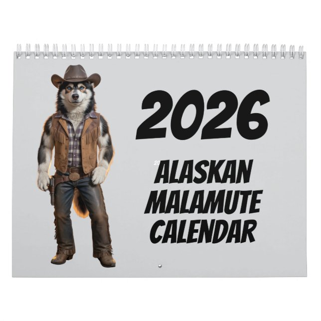 Malamute-kalender Kalender (Omslag)