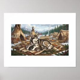 Malamute Mamma Version 1 Poster