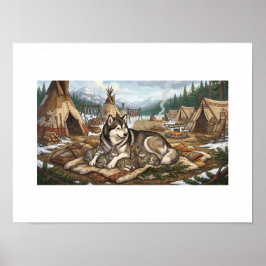 Malamute Moder Version 2 Poster