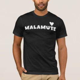 Malamute Shirt For Alaskan Malamute Dog Lovers T