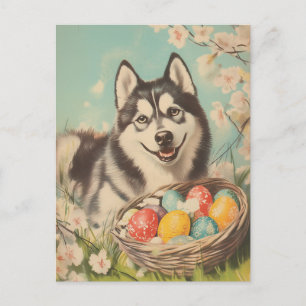 Malamute Vintage Påsk Vykort