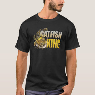 Malande havskattkung Fiskare Fiskarman T Shirt