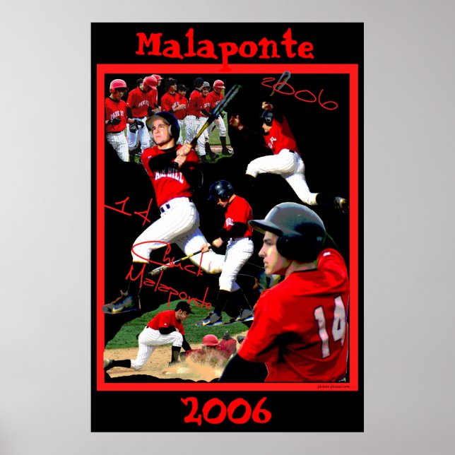 Malaponte Freshman Baseball Poster (Framsidan)