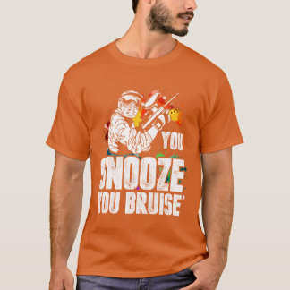 Målarbollsspel present rolig vän t shirt