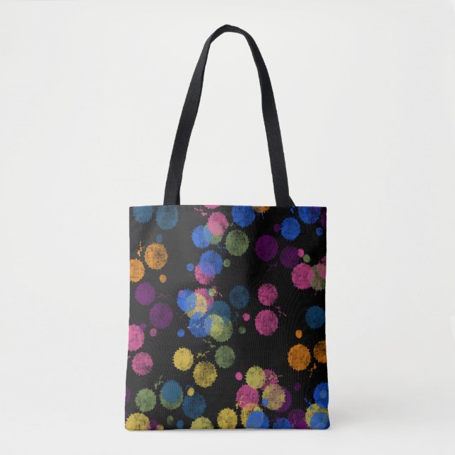 Målardroppar Totebag Tygkasse (Framsida)