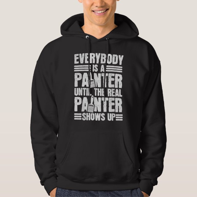 Målare Hoodie (Framsida)
