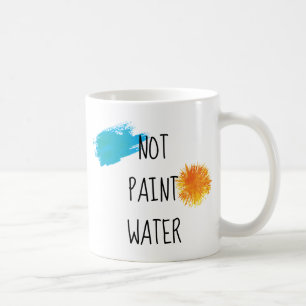 Målare Konstnär Inte Måla Vatten Rolig Kaffemugge Kaffemugg