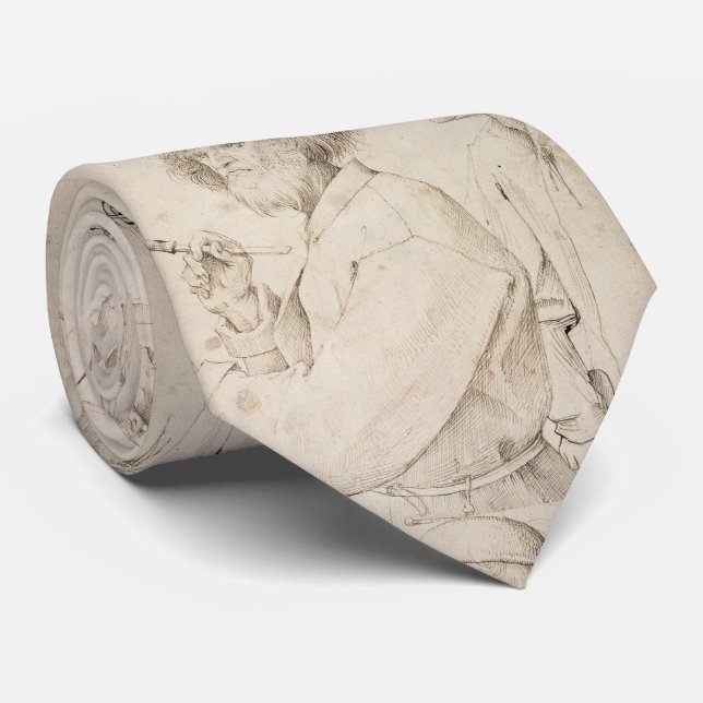 Målare och Connoisseur Pieter Bruegel Slips (Rullad)
