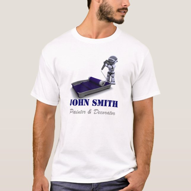 Målare- och dekoratörT-tröja Tee Shirt (Framsida)