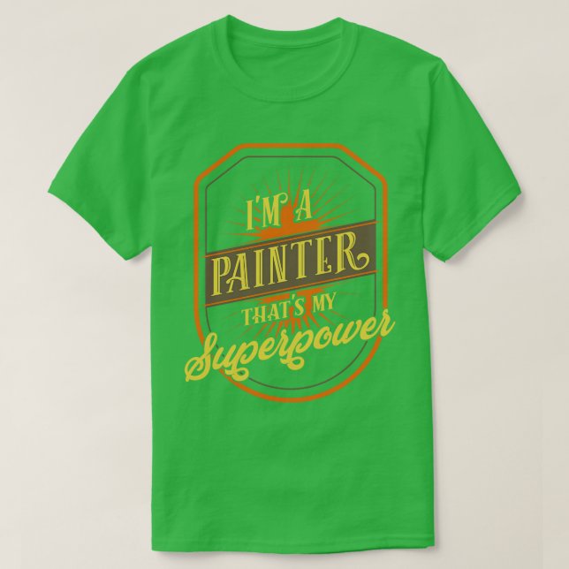 Målare T Shirt (Design framsida)