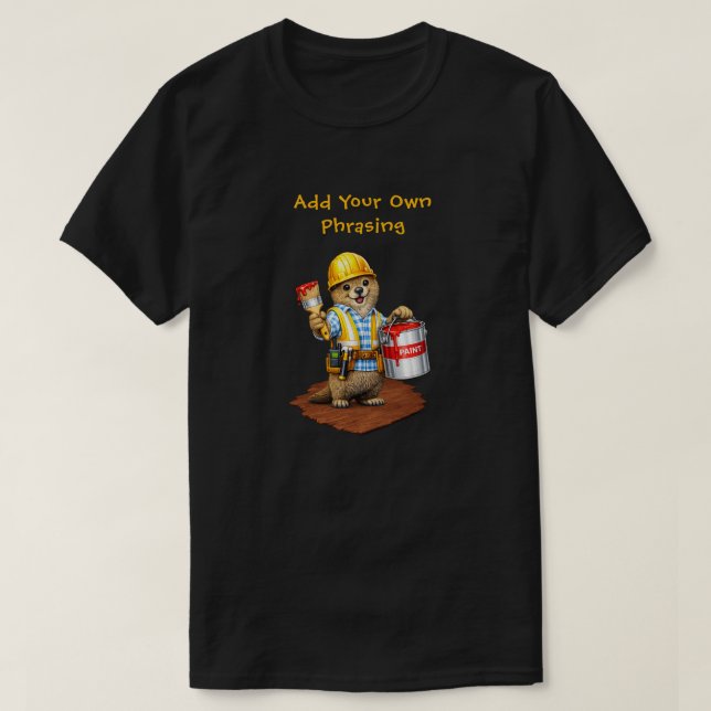 "Målare" T Shirt (Design framsida)