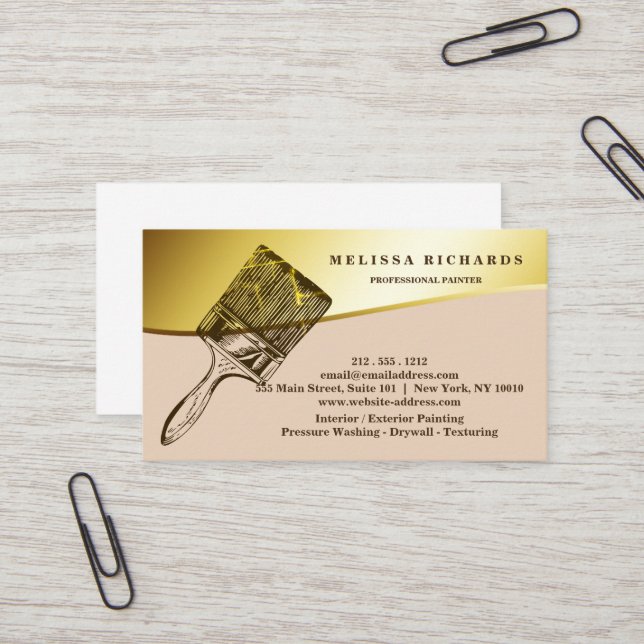 Målare Visitkort (Fram/Back In Situ)