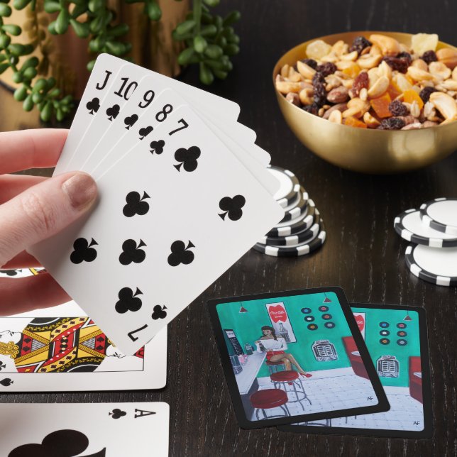 Målaren Runaround Sue av Alfred Fox Casinokort (På plats)