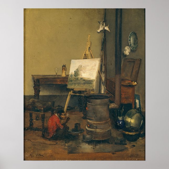 Målarens apa poster (Framsidan)