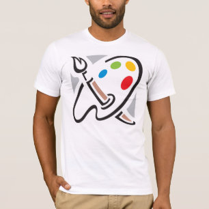 Målarepalettmanar T-tröja Tee Shirt