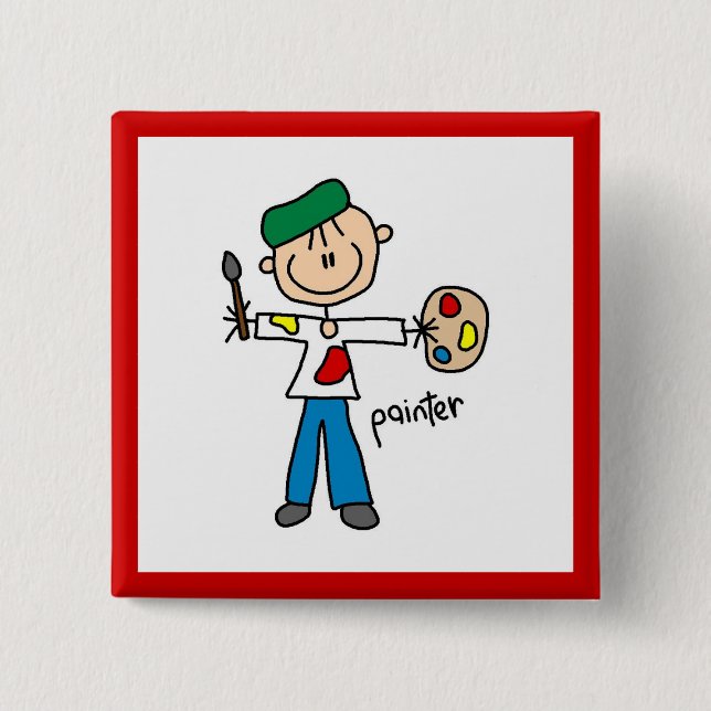 Målarestickfigur Knapp (Framsida)