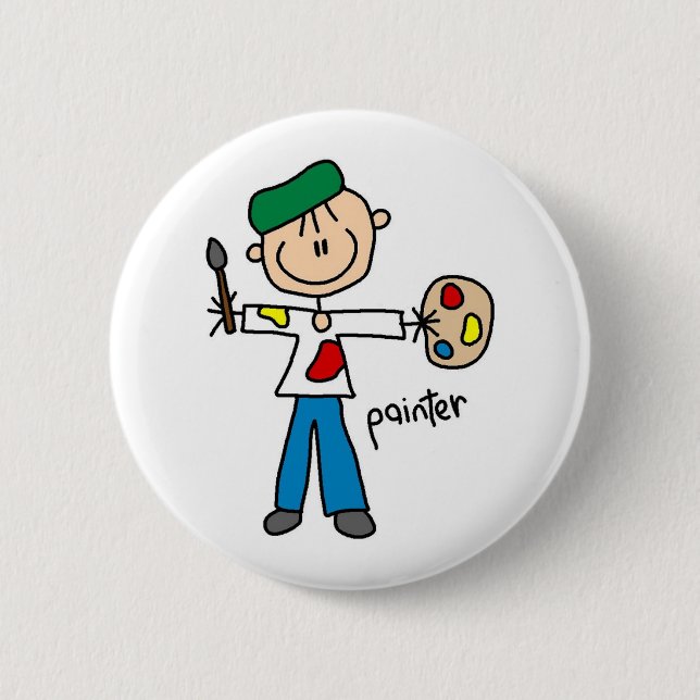 Målarestickfigur Knapp (Framsida)