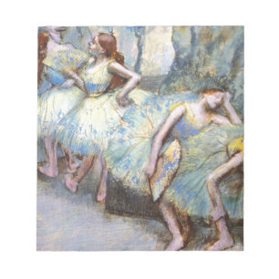 Målarfärg för Degas Ballet Dancer Art Dancers Anteckningsblock