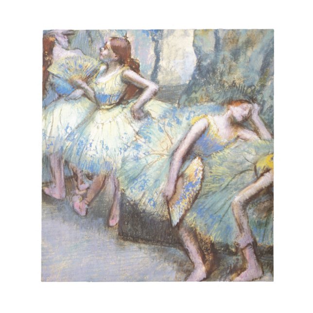 Målarfärg för Degas Ballet Dancer Art Dancers Anteckningsblock (Framsida)