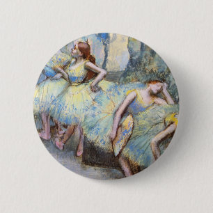 Målarfärg för Degas Ballet Dancer Art Dancers Knapp