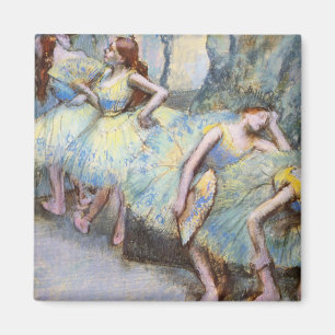 Målarfärg för Degas Ballet Dancer Art Dancers Magnet