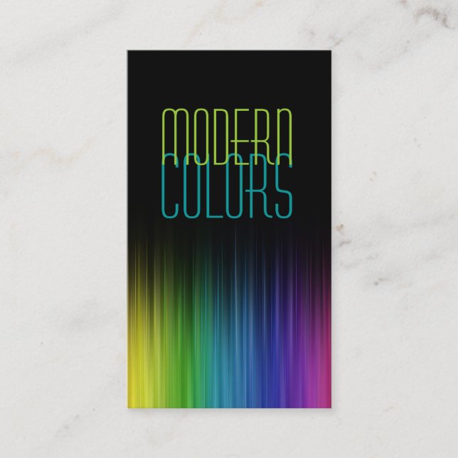 Målarfärg, målning, konst, konstruktion, Färger Visitkort (Framsida)