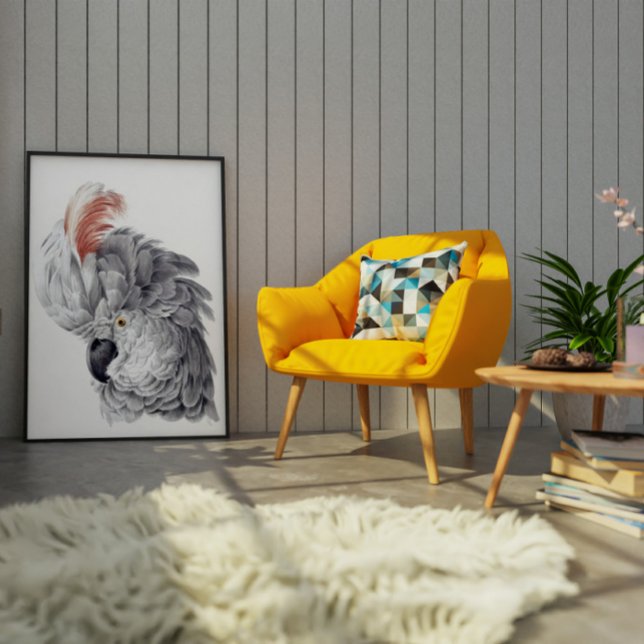 Målarfärg på en papegoja - Aert Schouman Poster (Skapare uppladdad)