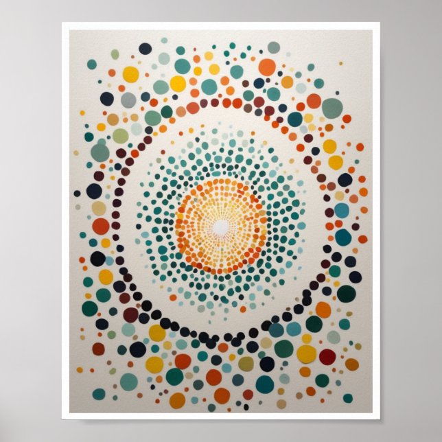 Målarfärgad utbyggnadskänsla Poster (Framsidan)