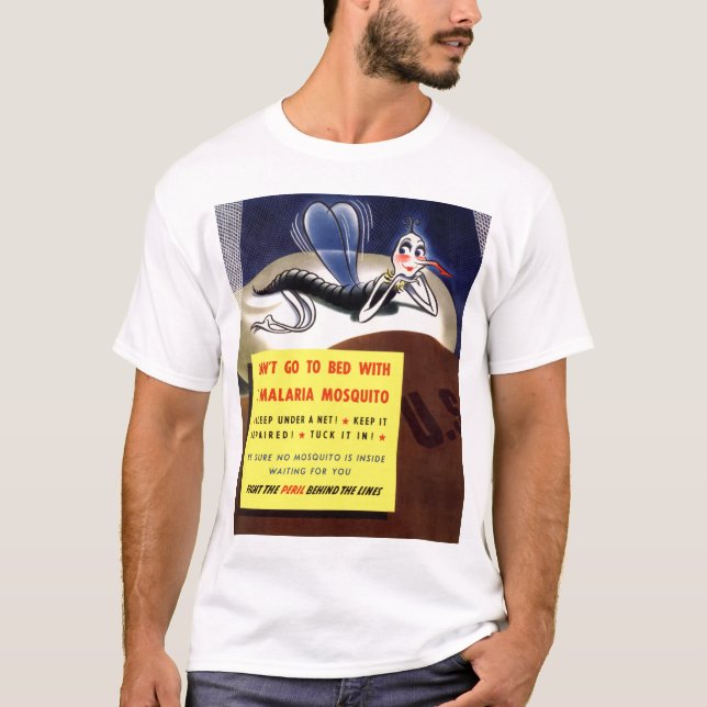 Malariamygga Tee Shirt (Framsida)