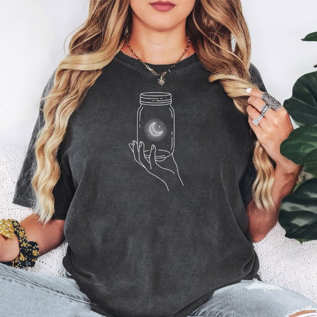 Målarjar Linje Konst Celestial Murbrukskrukgaff T Shirt (Skapare uppladdad)