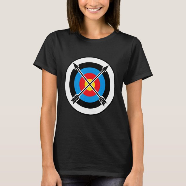 Målarkitektur för Archer-målpilen T Shirt (Framsida)