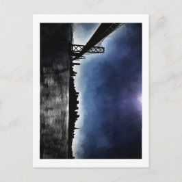 Målarliknande fotot av San Francisco Skyline Vykort