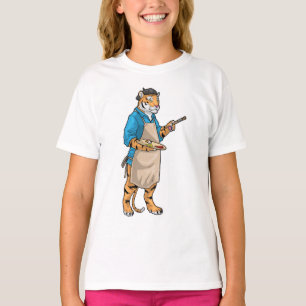 Målarmålare målning för målpensel t shirt