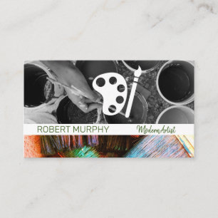 Målarpenslar Artist Palette Visitkort