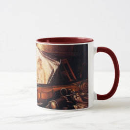 Målarpresentationer för musikinstrument mugg