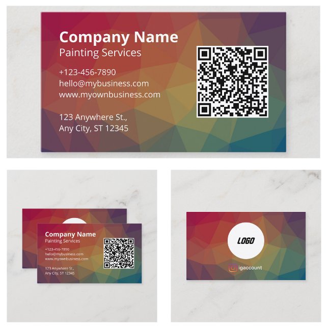 Målarservice Visitkort (Painting Services Business Cards)