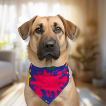 Målarstänk Husdjurs Bandana
