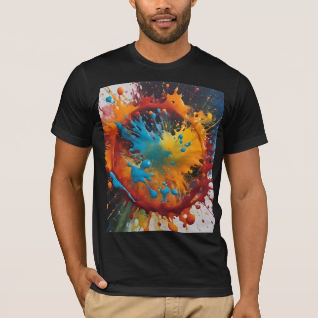 Målarstänk  t shirt (Framsida)