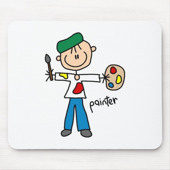 Målarstickfigur Musmatta (Framsidan)